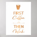Zoek naar koffie decor posters Kantoor