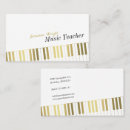 Zoek naar muziek leraar visitekaartjes Toetsenbord