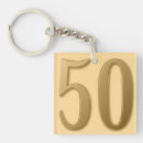 Zoek naar gouden 50ste verjaardag sleutelhangers Vijftig