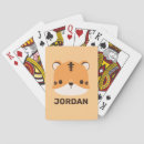 Zoek naar tijger speelkaarten Schattig