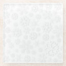 Zoek naar wit patroon onderzetters Gast