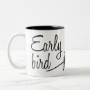 Zoek naar vroege vogel mokken Drink