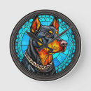 Zoek naar dobermann kunst Hond