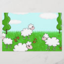 Zoek naar gras briefpapier Illustratie