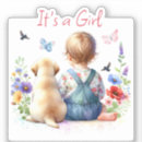Zoek naar baby meisje stickers Waterverf
