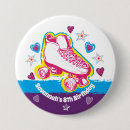 Zoek naar schaats buttons Meisje