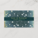 Zoek naar bladeren visitekaartjes Vintage