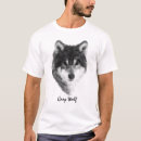 Zoek naar grijze wolf tshirts Natuur