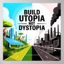 Zoek naar utopie posters Solarpunk