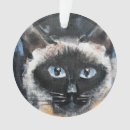 Zoek naar siamese katten ornamenten Blauwe ogen