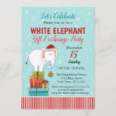 Zoek naar white elephant exchange uitnodigingen Feest