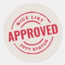 Zoek naar grappige ronde stickers Rood