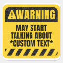 Zoek naar waarschuwing stickers Elk persoon