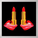 Zoek naar red lips art posters Lipstick