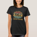 Zoek naar geboren 1962 tshirts Retro