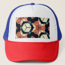 Zoek naar vierkanten trucker petten Abstract