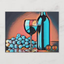 Zoek naar eten briefkaarten Blauw