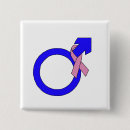 Zoek naar kanker symbool buttons Borst