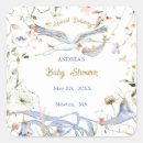 Zoek naar ooievaar stickers Ooievaar baby shower