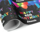 Zoek naar gele ballons cadeaupapier Gelukkige verjaardag