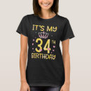 Zoek naar 34ste verjaardag tshirts Het is