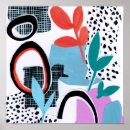 Zoek naar zwarte stippen posters Abstract