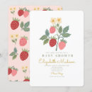 Zoek naar strawberry babyshower uitnodigingen Aardbei