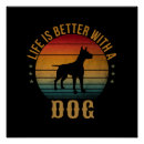 Zoek naar vintage dog kunst Dier