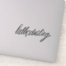 Zoek naar handschrift stickers Belettering