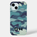 Zoek naar blauwe camouflage iphone hoesjes Militair