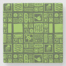 Zoek naar bamboe onderzetters Abstract