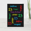 Zoek naar 23 verjaardagskaarten Elk persoon