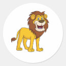Zoek naar cartoon leeuw stickers Grappig