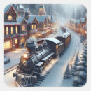 Zoek naar vintage treinen stickers Kerstmis