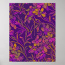 Zoek naar bloemenpatroon posters Paars