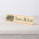 Zoek naar antiek naambordjes Kantoor