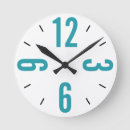 Zoek naar teal klokken Modern