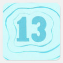Zoek naar nummer 13 stickers Elk persoon