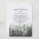 Zoek naar winter wonderland babyshower uitnodigingen Sneeuwvlok