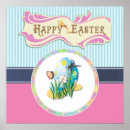 Zoek naar paaseieren posters Happy easter