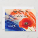 Zoek naar dank u veteranen kaarten Rood wit blauw
