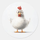Zoek naar cartoon kip stickers Rooster