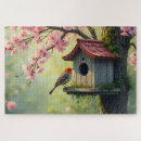 Zoek naar vogelhuis puzzels Bloemen