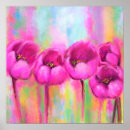 Zoek naar tulpen kunst Roze