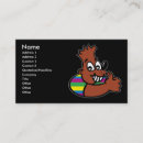 Zoek naar bever visitekaartjes Illustratie