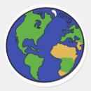 Zoek naar aarde planeet stickers Ruimte
