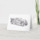 Zoek naar brandweerauto kaarten Vintage