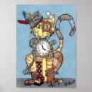 Zoek naar steampunk cat kunst Bovenste hoed