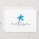 Zoek naar autisme steun kaarten Puzzelstuk