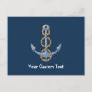 Zoek naar blauw anker briefkaarten Marine